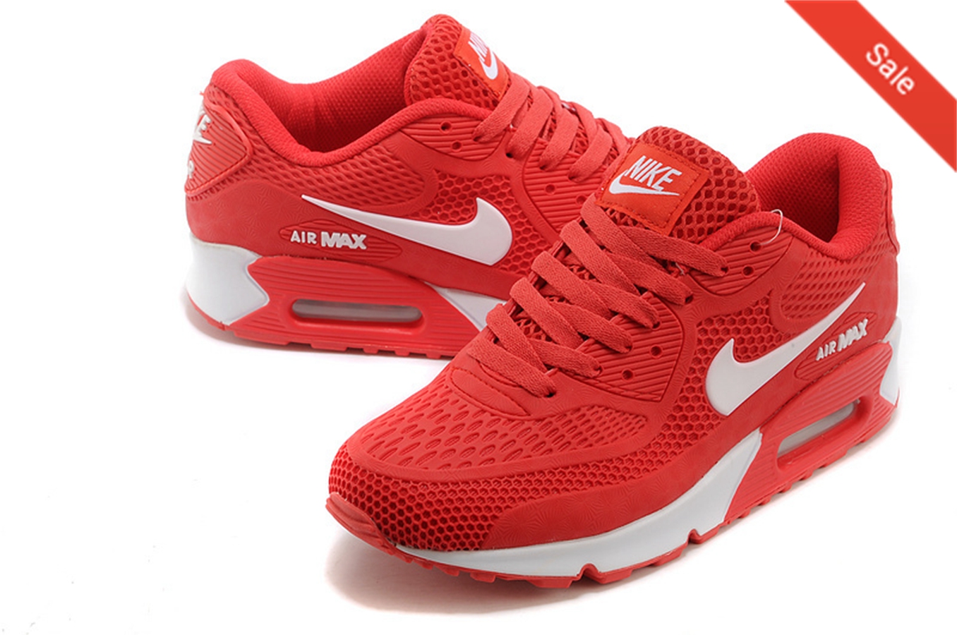 air max 90 blanche rouge